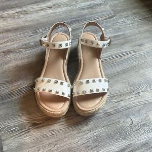 Cushionaire studded sandals